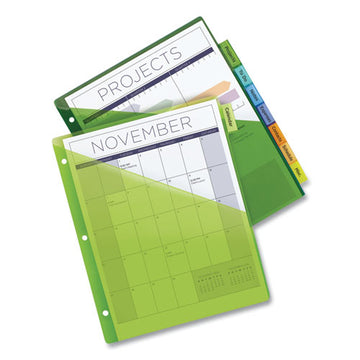 Avery® Insertable Big Tab Plastic 1-pocket Dividers, 8-tab, 11.13 X 9.25, Assorted, 1 Set freeshipping - TVN Wholesale